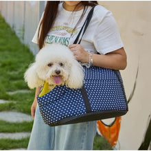 Load image into Gallery viewer, Portable Pet Carrier Bag - Breathable Mesh Winter Warm Foldable Shoulder Handheld Bag, for Small-medium Dogs Cats
