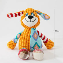 Load image into Gallery viewer, Pet Plush Toy Cat Dog Puzzle Toy Cute Animals Bite Resistant Interactive Squeaky Pet Dog Teeth Cleaning Chew Toy Pet Supplies
