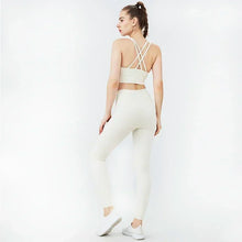 Load image into Gallery viewer, Women's Yoga Set Workout Set 2 Piece High Waist Yoga Leggings Sports Bra Gym Suit Activewear Sports Fitness Set Sports Suit
