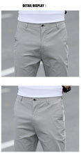 Load image into Gallery viewer, Men's High-Quality Chinos -Cotton Casual Trousers - Breathable Straight Pants (Sizes W28-w40)
