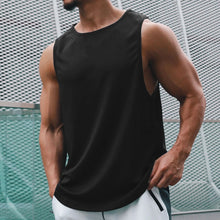 Load image into Gallery viewer, Men's Clothing Bodybuilding Gym T-shirts for Men Basketball Man Sleeveless Shirt T-shirt Vest Summer Clothes Tops Tees

