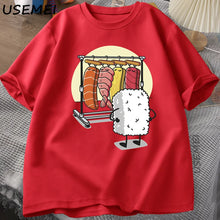 Load image into Gallery viewer, Unisex Graphic Sushi Print Tee
