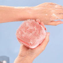 Load image into Gallery viewer, Soap Dispenser Silicone Massage Brush
