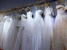 Load image into Gallery viewer, Elegant Ball Gown Off Shoulder Wedding Dress For Women 2026 Princess Bride Sexy Sweetheart Beaded Appliques Lace Up Bridal Gowns
