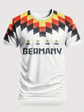Load image into Gallery viewer, Men's Slim Fit German National Team Football Jersey Breathable Training Tops Lightweight Sports T-Shirt For Fitness And Matches
