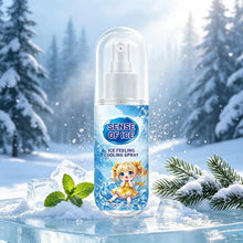 Load image into Gallery viewer, 50ml Cooling Spray Body Instant Cooling Mist Long Lasting Non Sticky Heat Relief Face Skin Clothing Sports Travel Hiking
