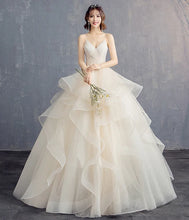 Load image into Gallery viewer, Customized Wedding Dresses New Wedding Gown for Bride Plus Size Wedding Dress Vestido Da Noiva Lace Up

