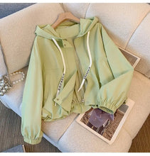 Load image into Gallery viewer, Hooded Casual Zipper Workwear Jacket
