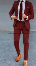 Load image into Gallery viewer, Slim Formal Two Piece Suit
