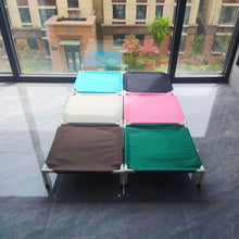 Load image into Gallery viewer, Pet Camping Bed Elevated Bed for Dogs Folding Puppy Camping Bed Cat House Portable Removable Washable Puppy Beds Dog Hammock
