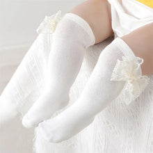 Load image into Gallery viewer, Baby Girl Lace Knee Socks

