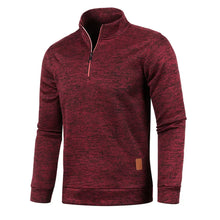 Load image into Gallery viewer, Men Sweatshirts Spring Autumn Pullover Half Zipper Pullover for Male Hoody Outdoor Sweatshit Solid Color Stand Collar
