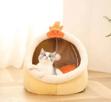 Load image into Gallery viewer, Deep Sleep Cat Bed Cartoon Pet Bed Foldable Removable Washable Pet Sleeping Bed for Small Dog Mat Bag Cave Cats Bed

