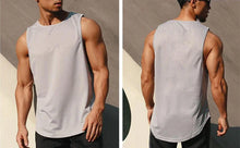 Load image into Gallery viewer, Men's Clothing Bodybuilding Gym T-shirts for Men Basketball Man Sleeveless Shirt T-shirt Vest Summer Clothes Tops Tees
