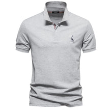 Load image into Gallery viewer, AIOPESON Brand Men's Polo Shirts Cotton Polo Shirts for Men Short Sleeve High Quantity Solid Polo Men New Summer Clothing
