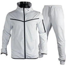 Load image into Gallery viewer, Luxury Brand Men Tracksuits 2-piece Set Black Sports Suit Tracksuits Jogging Men's Clothing Sweatpants Zip Sweatshirts Techwear
