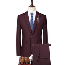 Load image into Gallery viewer, Modern Wedding Business Suit Set
