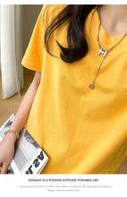 Load image into Gallery viewer, Loose Cotton Summer Tee Women
