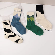 Load image into Gallery viewer, Asymmetrical Street Style Crew Socks
