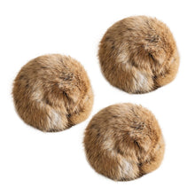 Load image into Gallery viewer, 1/2/3/6pcs Rabbit Fur Ball Interactive Cat Toy Pet Product Containing Catnip Toy Ball Chasing Plush Toy Ball Cat Accessories 8cm
