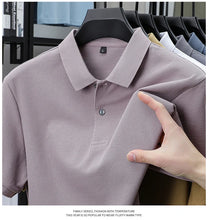 Load image into Gallery viewer, Men's 100% Cotton Polo Shirt - Summer Casual Breathable Tee,19 Colors,Ideal for Golf and Sports,Business Casual,Silk-Like Finish
