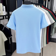 Load image into Gallery viewer, 100% pure cotton short sleeved men's polo shirt summer fashion high-end brand pony embroidery golf top casual business T-shirt
