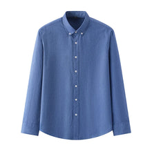 Load image into Gallery viewer, Striped Plaid Cotton Slim Shirt
