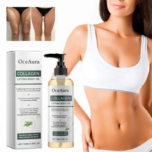 Load image into Gallery viewer, Collagen Firming Body Oil Deep Hydration Moisturizing Firming Arm Belly ＆ Excess Fat Whole Body Skin Massage Essential Oil 100ml
