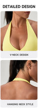 Load image into Gallery viewer, Sports Yoga Bra for Women Halter Neck with Stylish Back Design Sexy Gym Bra for Running Fitness Sports Bras
