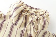 Load image into Gallery viewer, Women's Shirts Autumn 2026 New Fashion Stripes Slim Unique Youth Street Autumn Blouses Chic Elegant Travel Comfortable Blouse
