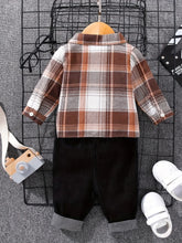 Load image into Gallery viewer, Tartan Polo Denim Outfit Set
