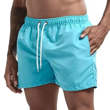 Load image into Gallery viewer, Swim Trunks Swim Shorts for Men Quick Dry Board Shorts Bathing Suit Breathable Drawstring With Pockets for Surfing Beach Summer
