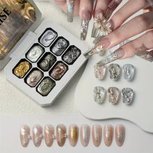 Load image into Gallery viewer, 9-Color Solid Gradient High-Saturation Blush Nail Polish, French Manicure Gel, Suitable for Nail Technicians and Beginners.
