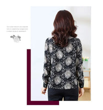 Load image into Gallery viewer, Printed Satin Commuter Shirt Women
