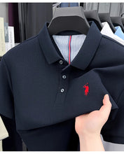 Load image into Gallery viewer, 100% pure cotton high-end brand men's short sleeve polo shirt summer fashion original pony embroidery golf Paul  casual T-shirt
