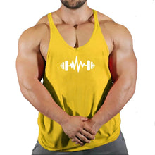 Load image into Gallery viewer, Gym Top Men T-shirts Fitness Man Clothes Muscular Bodybuilding Shirt Singlet Stringer Clothing Vest Men's Singlets Vests Tops
