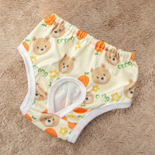 Load image into Gallery viewer, Pet Safety Pants Dog Physiological Pants Puppy Menstrual Sanitary Pants Aunt Pants Anti-harassment Printed Cute Underwear
