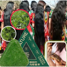 Load image into Gallery viewer, Arborvitae Leaf Shampoo Soap Handmade Natural Herbal Scalp Itching Relief Promote Hair Growth Prevent Hair Loss And DandruffSoap
