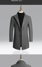 Load image into Gallery viewer, Slim Wool Blend Long Coat
