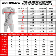Load image into Gallery viewer, RIGHTTRACK Trisuit MEN'S Triathlon Jumpsuit Summer Skinsuit Swimming Cycling Running Competition Apparel Custom Names Flags
