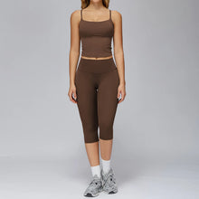 Load image into Gallery viewer, Yoga Set 2PCS Women Sportswear Workout Clothes Seamless Athletic Wear Gym Legging Fitness Bra Crop Top Long Sleeve Sports Suits

