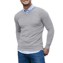 Load image into Gallery viewer, Slim V-Neck Knit Pullover
