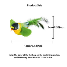 Load image into Gallery viewer, The pet cat toy emulates the sound bird to amuse the cat elastic rope to relieve boredom and resist scratching and biting
