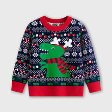Load image into Gallery viewer, Winter Cartoon Knit Kids Pullover Sweater
