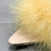 Load image into Gallery viewer, Summer New High Heels Sexy Slippers with Fine Heel Design and Hairy Decoration Cool Slippers with Daily Pointed Points Luxury
