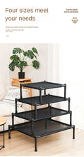 Load image into Gallery viewer, Elevated Pet Bed Dog Cat  Folding Pet Camping Bed Cat Dog House Portable Removable Washable Four Seasons Cats Kennel Puppy Beds
