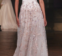 Load image into Gallery viewer, Pink Beaded Sweetheart Evening Gown
