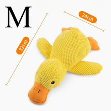 Load image into Gallery viewer, Duck Dog Toy Plush Chew Resistant Durable Dog Toy with Quacking Sound Teeth Grinding Relief Soft Companion for Small Large Dog
