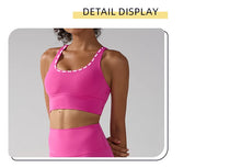 Load image into Gallery viewer, Women's Yoga Set Workout Set 2 Piece High Waist Yoga Leggings Sports Bra Gym Suit Activewear Sports Fitness Set Sports Suit
