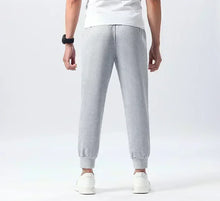 Load image into Gallery viewer, Men'S Casual Joggers with Elastic Drawstring Waist &amp; Cuffed Ankles - 100% Polyester Knit, Loose Fit Print Athletic Pants for Gym
